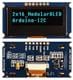 NHD-0216AW-IB3 OLED Displays & Accessories OLED 2 X 16 CHAR I2C Thru Hole