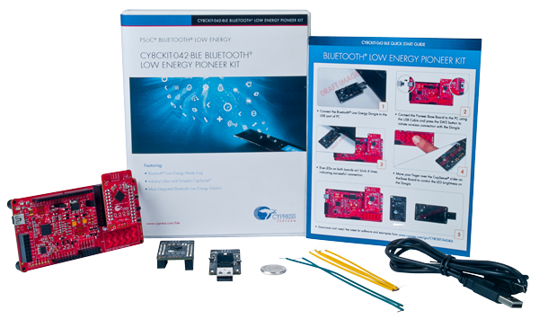 Cypress PSoC4 BLE Pioneer Kit