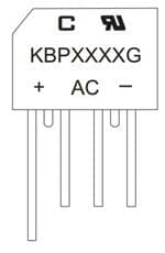 Comchip Technology KBPC1502-G Enlarged Image