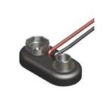 Battery Strap; Snap-On; T-Style; PE; 4 in Leads; 26 AWG; Red/Black; 1 Cell; 9 V