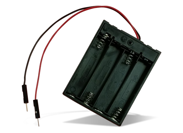 Battery Holders with Machine Pin Jumper Wires Twin Mouser