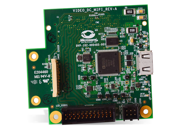 smartfusion2 mipi csi 2 daughter board microsemi mouser united mipi