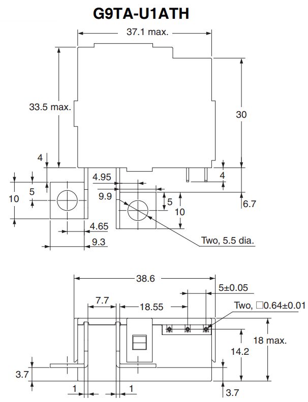 G9TA AC Power Latching Relays Omron Electronics Mouser