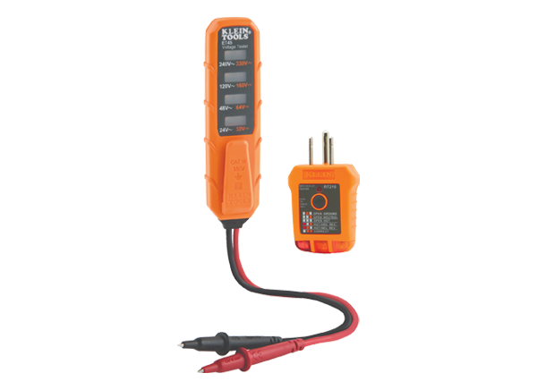 ET45VP AC DC Voltage Receptacle Test Kit Klein Tools Mouser