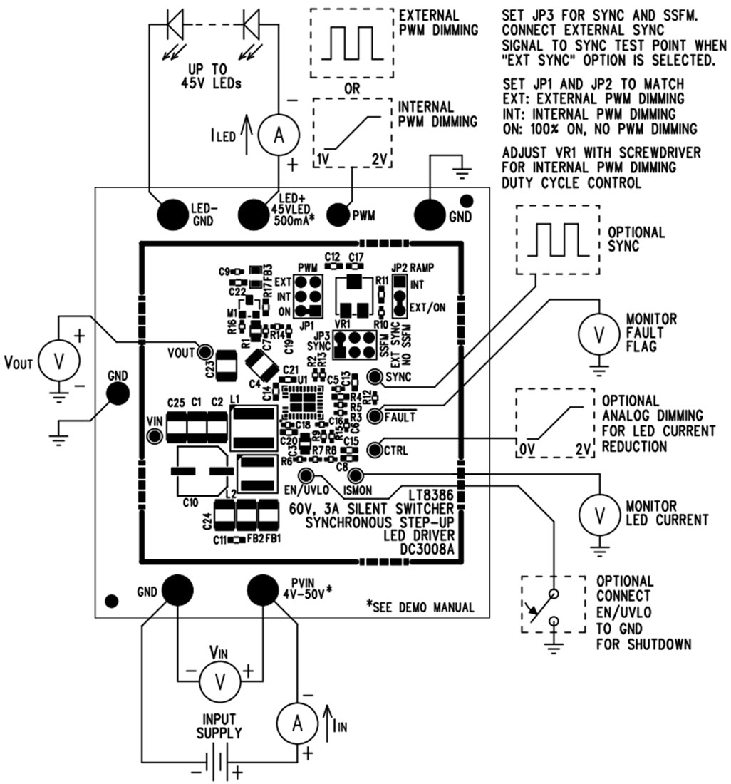 Chart - Analog Devices Inc. DC3008A Demo Circuit for LT8386