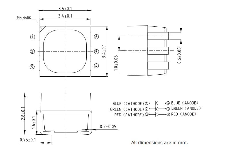 Cree LED CLX6E 3-in-1 SMD LED