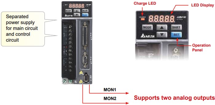 Delta Electronics ASDA-B2 AC Servo Motors & Drives Delta Electronics ASDA-B2 AC Servo Motors & Drives