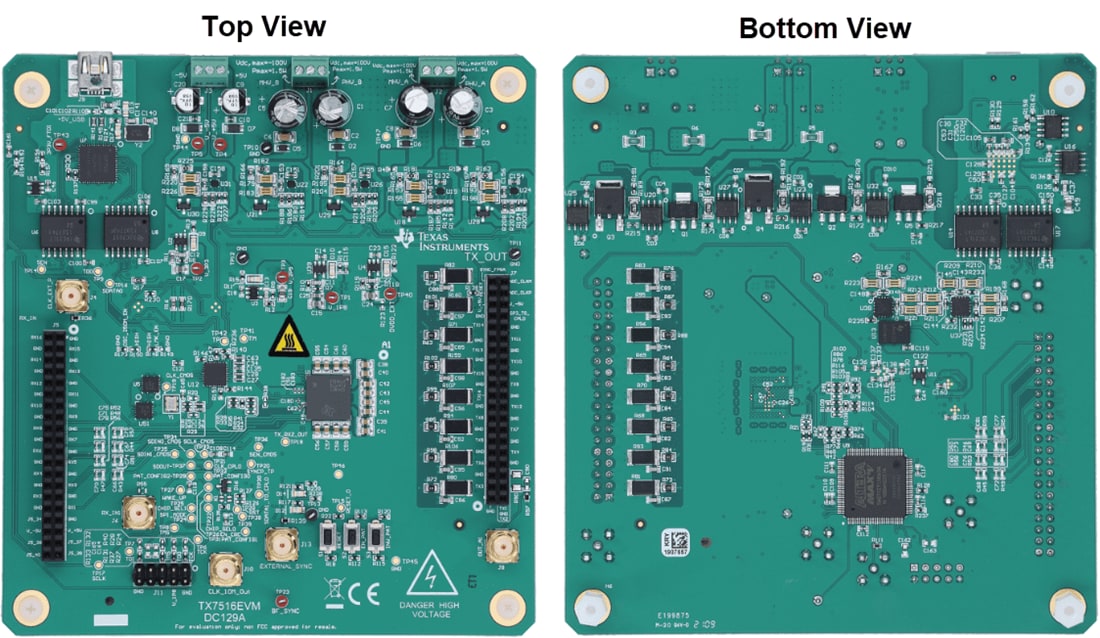 Mechanical Drawing - Texas Instruments TX7516EVM Evaluation Module (EVM)