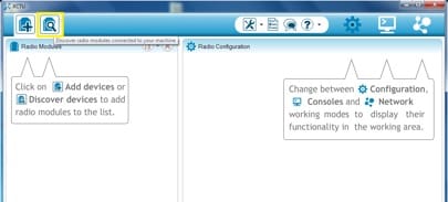 Detecting XBee modules in XCTU.