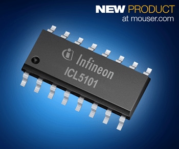Infineon ICL5101 Resonant Controller IC with 650V High-Side Driver Now at Mouser