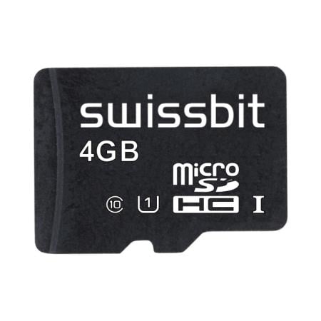S-450u 4 GB -40 C to +85 C SLC Flash SWISSBIT SFSD4096N1BM1MT-I-DF-221-STD Memory Cards Industrial Micro SD Card