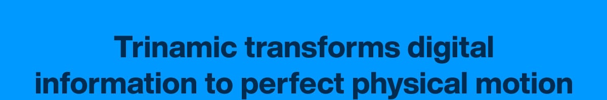 Trinamic Precision Motion Control Infographic