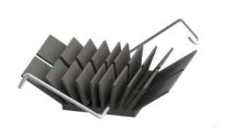 Pack of 40 WAVE-40-125 40x40x12.5mm, Heat Sinks Wave Series Low Profile Heatsink BGA Chipset Aluminum Top Mount 